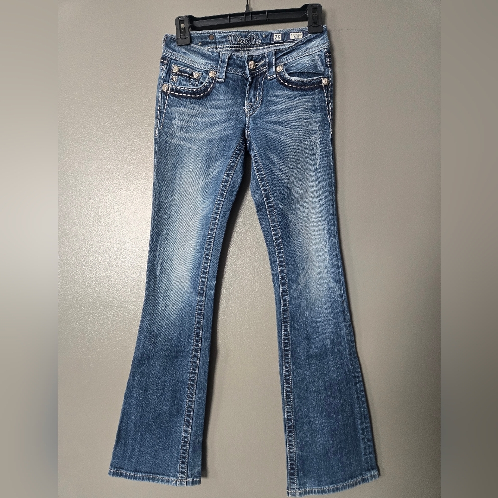 Miss Me Blue Boot Cut Jeans